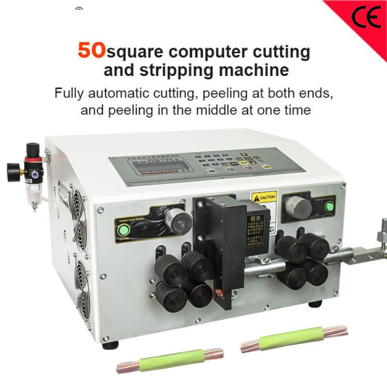 Automatic Computerized Wire Stripper Cutting Cable Peeling Machine Power Cable Stripping Machine