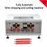 Eight Wheels Sheath Wire Computerized Stripping Machine Automatic Cable Peeling Equipment