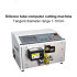 Silicone Tube Computer Cutting Machine High Speed Heat Shrink Tube Cutter