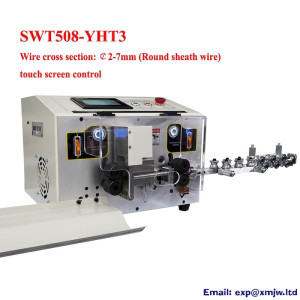 Wire Peeling Stripping Machine Double Round Cable Sheath Stripper Cutter