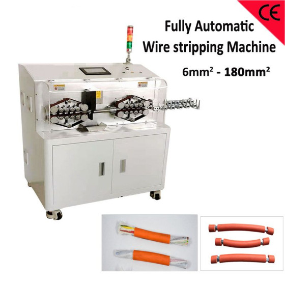 High Voltage 70mm Square Power Cable Stripping Machine