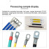 Mute Wire Electrical Splice Terminal Crimping Tools Semi-automatic Crimping Machine