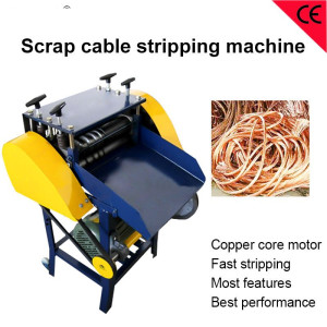 High Speed Scrap Copper Wire Stripping Machine Used Cable Processing Machine