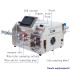 Full Servo Motor Driver Wire Peeling Stripping Cutting Machine Touch Screen