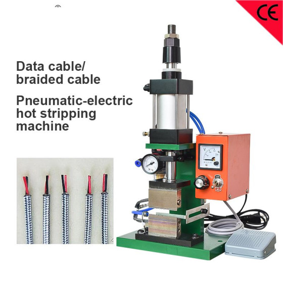 High Temperature Cable Hot Stripping Machine Nylon Braided Cable Stripper