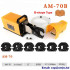 Pneumatic Terminal Crimping Machine Tool Non-insulated Cable Lugs Crimper
