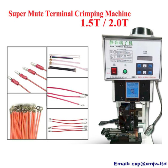 Electric Terminal Crimper Low Noise Terminal Crimping Machine