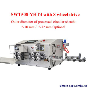 Electric Wire Stripping Machine 8 Wheel Cable Stripping Cutter