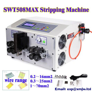 Full Automatic Wire Stripper Peeling Cutting Machine Wire Section Cutter
