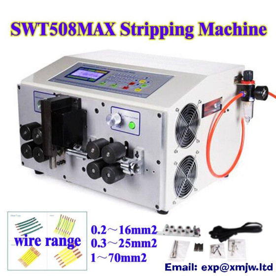 Full Automatic Wire Stripper Peeling Cutting Machine Wire Section Cutter