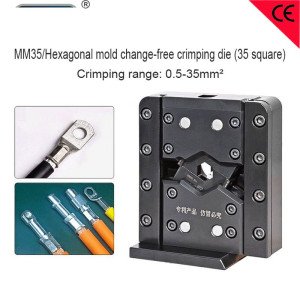 Hexagonal Crimping Applicator Square Clamp Die Wire Harness Terminal Applicator