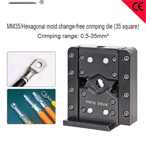 Hexagonal Crimping Applicator Square Clamp Die Wire Harness Terminal Applicator