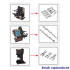 Vertical Horizontal Single Grain Mold DIY Blades for Terminal Crimping Machine