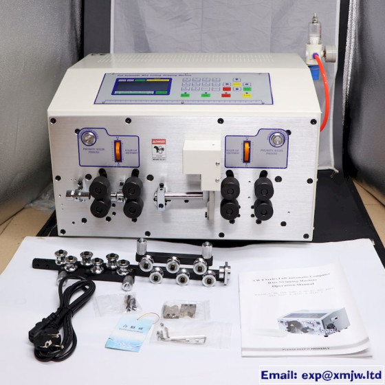 Wire Stripping Peeling Cutting Machine 8 Wheel Wire Stripper