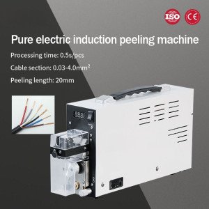 Automatic Induction Electric Wire Stripping Machine Scrap Copper Cable Recycle Tool