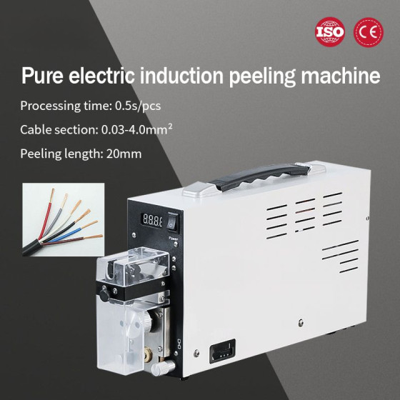 Automatic Induction Electric Wire Stripping Machine Scrap Copper Cable Recycle Tool