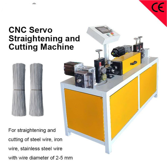 Steel Wire and Stainless Steel Wire Cutting Machine CNC Servo Straightening Equipment