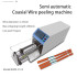 Large Square Coaxial Cable Spin Stripper Semi-automatic New Energy Wire Peeling Machine