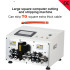 Automatic 70mm Square Wire Feeder Wire Harness Stripping Machine Cable Peeling Tool