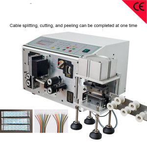Fast Electronic Flat Wire Peeling Machine Ribbon Cable Stripping Machine