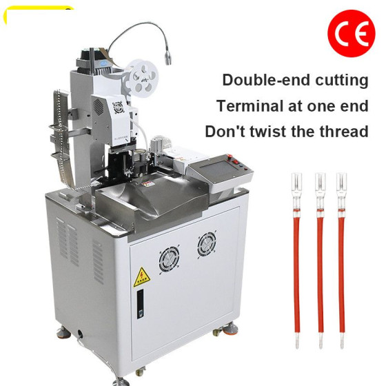 Fully Automatic Wire Single Head Terminal Crimping Machine Peeling Cutting