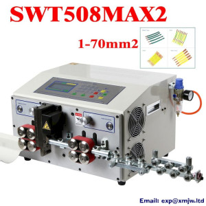 Computer Automatic Wire Peeling Cutting Stripping Machine 8 Belt Wheel Drive