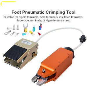 Foot-operated Pneumatic Crimping Machine Small Electrical Splicing Wire Crimping Pliers