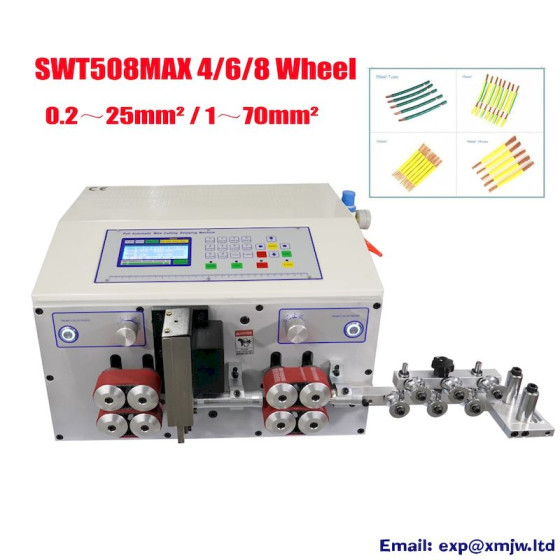 Automatic Wire Stripping and Peeling Machine Cable Cutting Crimping