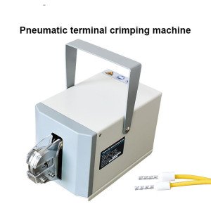 Portable Pneumatic Tubular Terminal Crimping Pliers Machine Cold Pressing Tool
