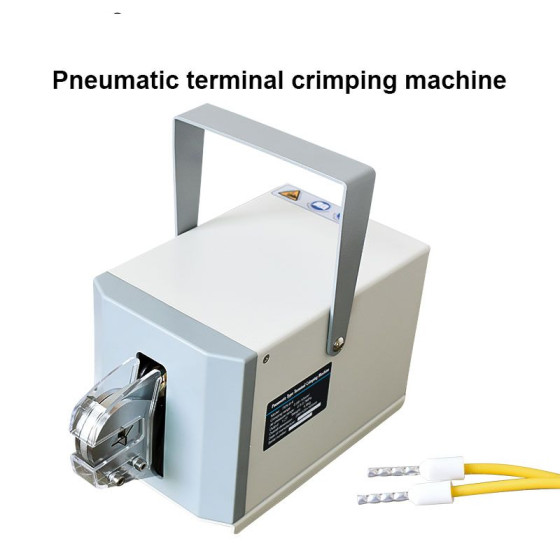 Portable Pneumatic Tubular Terminal Crimping Pliers Machine Cold Pressing Tool