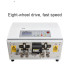 Eight Wheels Sheath Wire Computerized Stripping Machine Automatic Cable Peeling Equipment