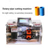 Fully Automatic Rotary PE PVC Tube Cutting Machine Belt Traction Non Burr Cutter