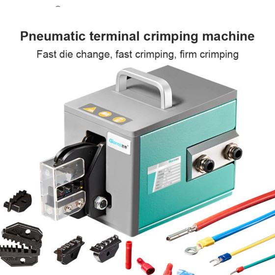 Pneumatic Terminal Electrical Splice Crimping Machine Pre-insulated Terminal Crimpers