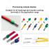 Portable Pneumatic Tubular Terminal Crimping Pliers Machine Cold Pressing Tool