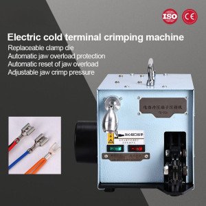Electric Terminal Crimping Machine Cold Pressing Crimping Pliers Tools