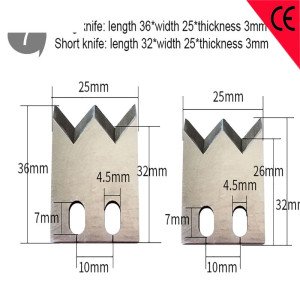 Durable Computer Cutting Stripping Machine Knives Die Automatic Stripper Cutter Blades
