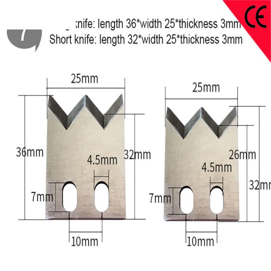 Durable Computer Cutting Stripping Machine Knives Die Automatic Stripper Cutter Blades