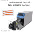Large Square Coaxial Cable Spin Stripper Semi-automatic New Energy Wire Peeling Machine