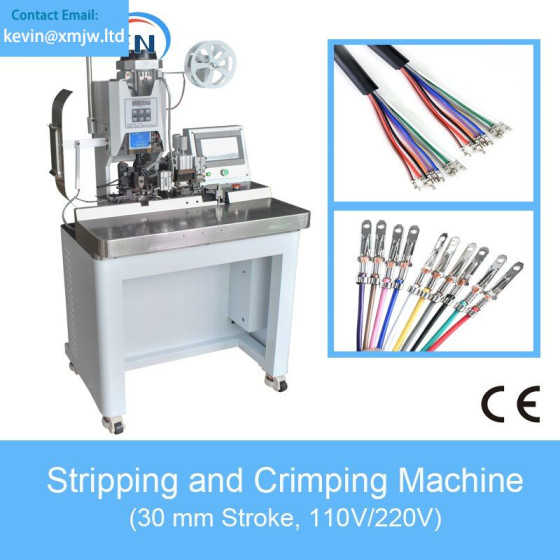 Sheath Cable Strip and Crimping Machine Flat Wire