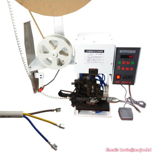 Pneumatic Semi Automatic Wire Cutting Stripping Crimping Machine