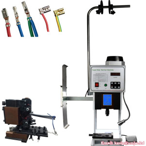 Super Mute Semi Automatic Cable Terminal Crimping Machine