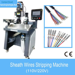High Speed Sheath Wire Strip and Crimp Machine