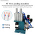 Pneumatic Multi Core Wire Stripping Twisting Machine Small Size