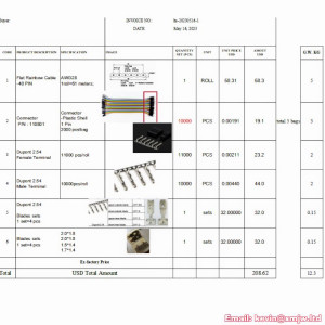 Dupont 2.54 Terminals Blades Sets