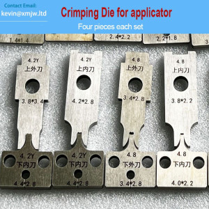 Wire Connector Terminal Applicator Blades Die