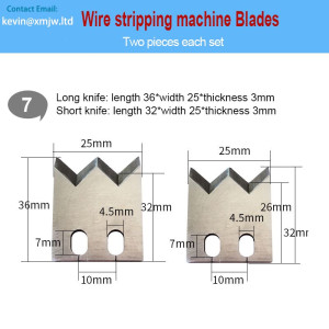 Cable Strip Blades Die Automatic Double Wire Peeling Machine
