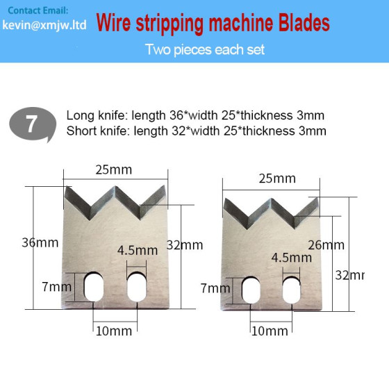 Cable Strip Blades Die Automatic Double Wire Peeling Machine