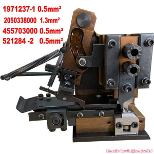 Side Feed Terminal Crimping Applicator OTP Mold Fully Automatic 2 Head