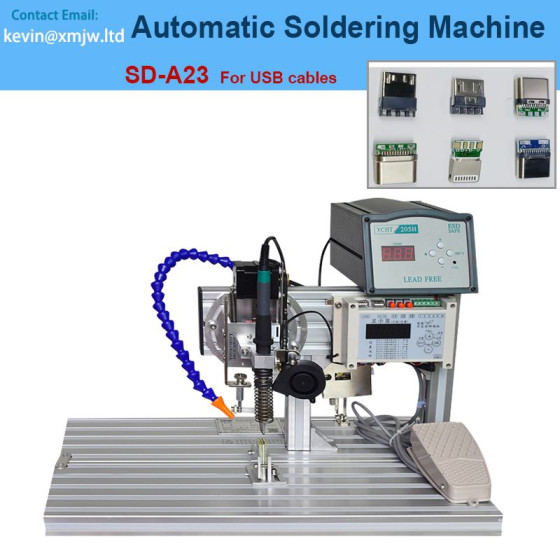 Speaker Sensor Soldering Machine USB Connector