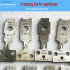 Side Feed Coiling Terminal Crimping Blades Steel Crimp Die